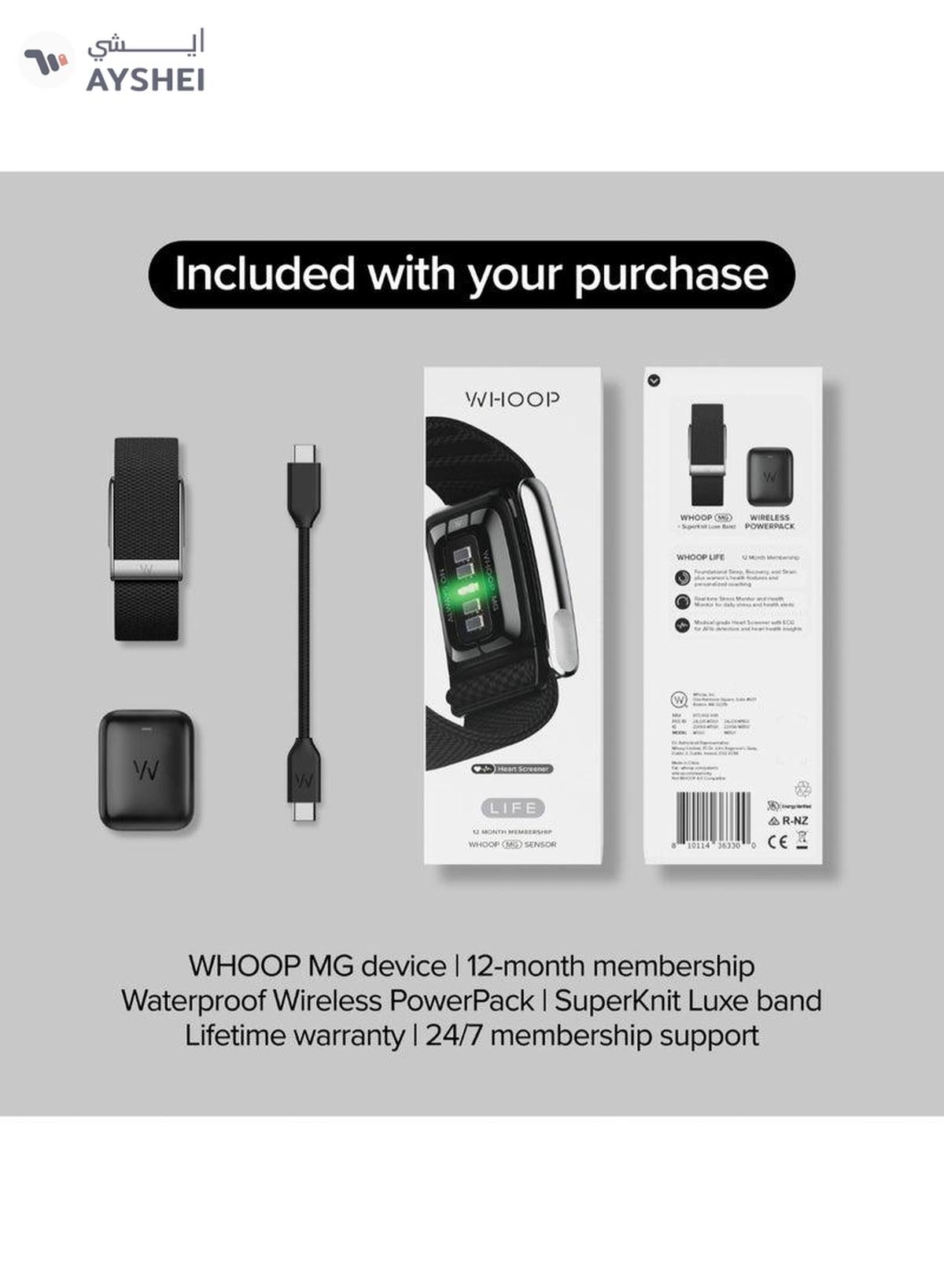 WHOOP Life – 12-Month Membership – 5.0/MG-1-1