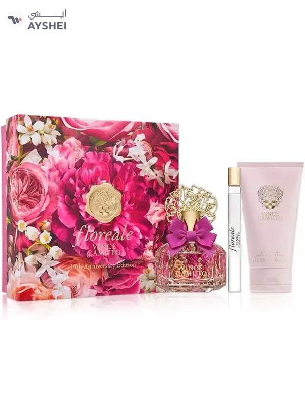 Vince Camuto Floreale For Women Set Edp 100ml + Edp 10ml + Body Cream 150ml