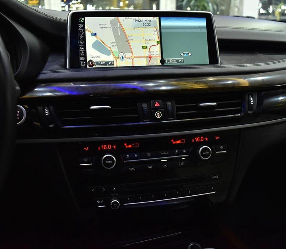BMW X5 xDrive50i ( 2014 Model ) in Brown Color GCC Specs-9-9