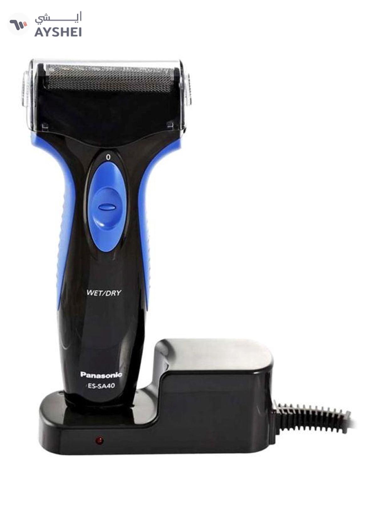 Panasonic Single-Blade Wet & Dry Shaver ES-SA40-K Black/Blue-0-0