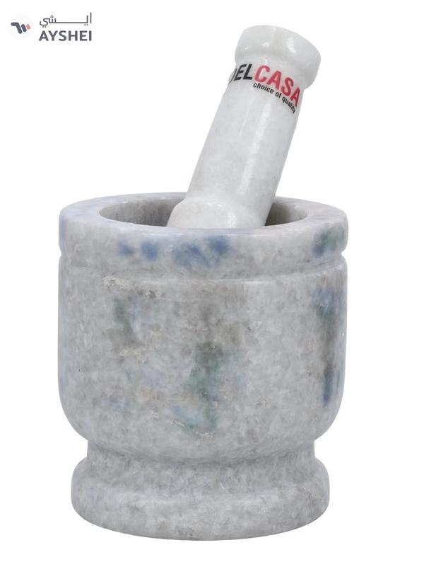 DELCASA Marble Grinding Bowl, Durable Marble Hand Mixer, DC2453