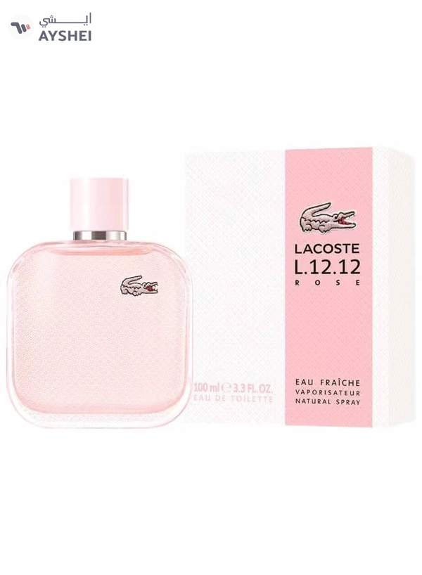 LACOSTE L.12.12 Rose Eau Fraiche For Women Eau De Toilette 100ml