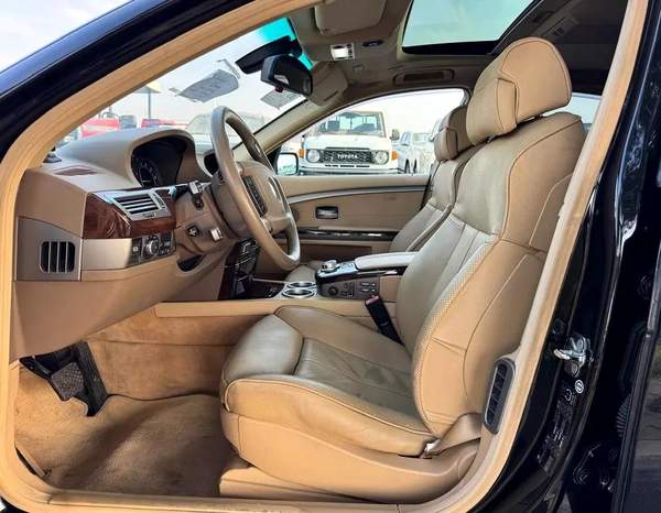 BMW | 7 SERIES | 750i | 2007 | BEIGE INTERIOR | ONLY : 85,885 KM | JAPAN IMPORT | CLEAN TITLE