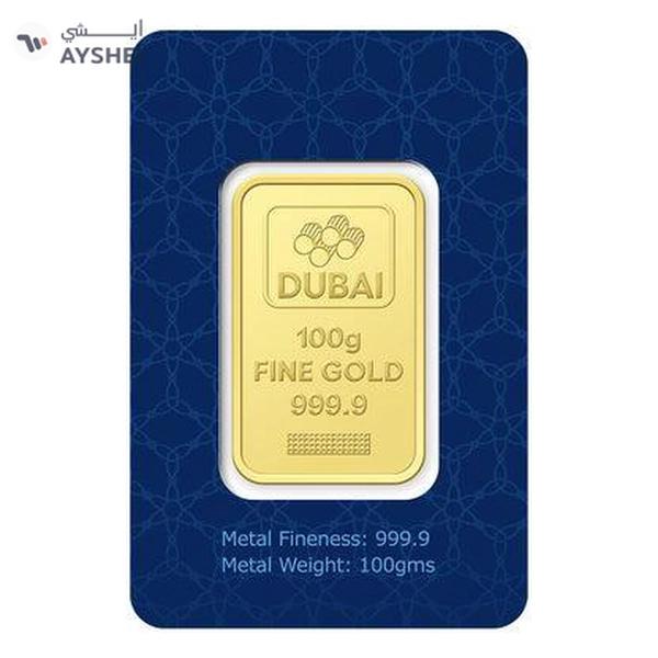 Dubai Gold 100 Grams Gold Bar 24KT