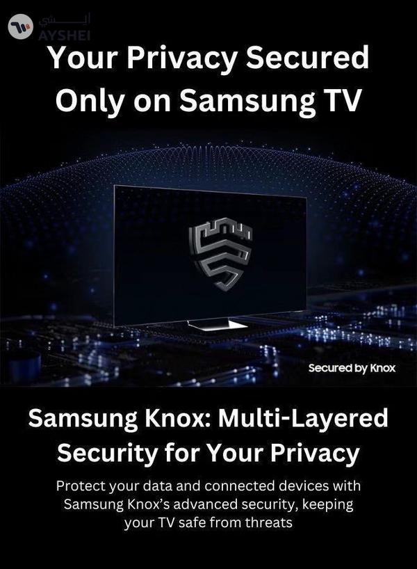 Samsung 50-Inch Crystal UHD DU7000 4K Tizen OS Smart TV with HDR 10+, PurColor, Knox Security With 2.0 Channel Soundbar 30W, HDMI ARC, Bluetooth, USB, MP3, FM Station 50DU7000+SOUNDBAR Black