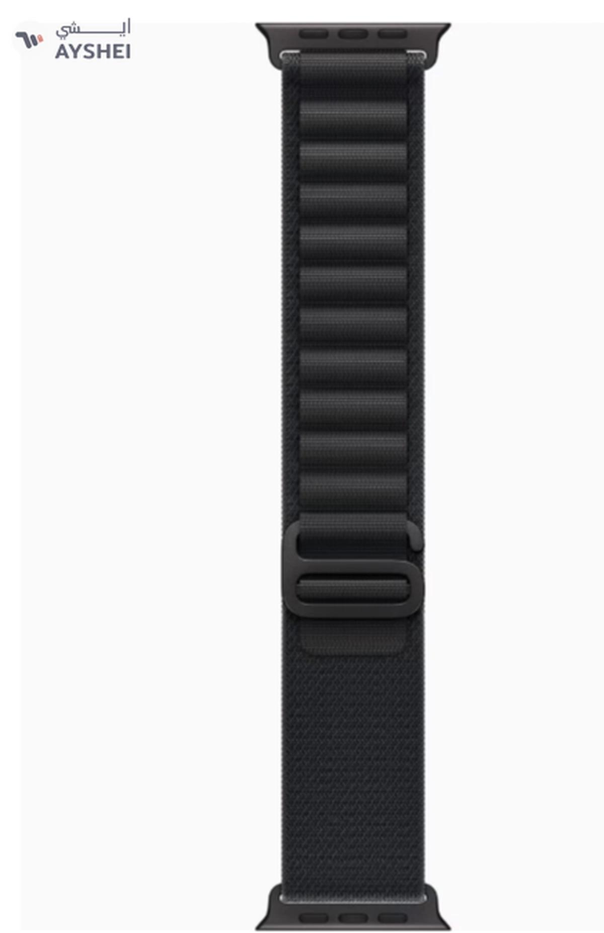 Apple Watch Ultra 3 GPS + Cellular 49mm (TDRA Version) Black Titanium Case With Black Alpine Loop-1-1