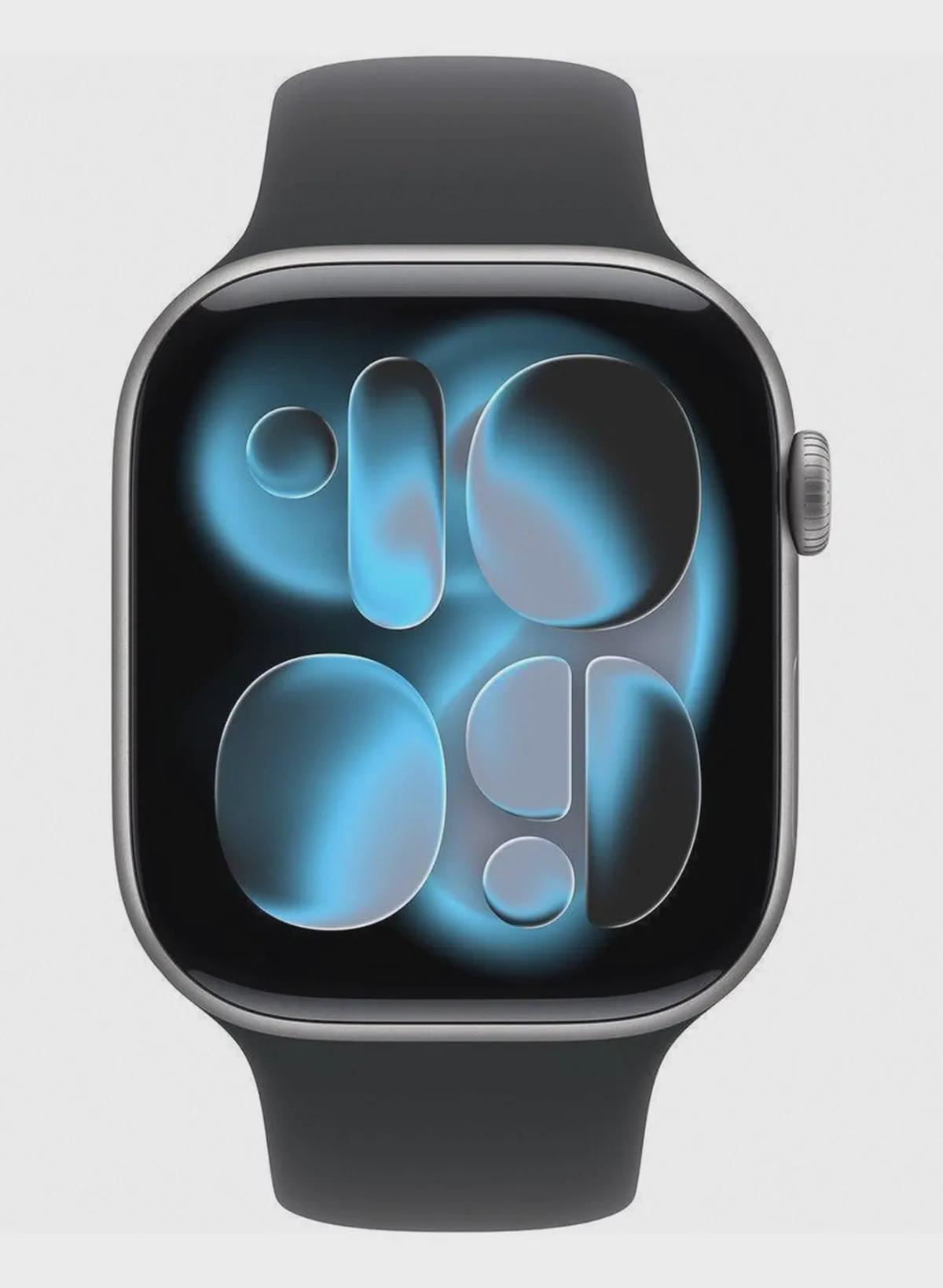 Apple Watch Series 11 GPS 46mm (INTERNATIONAL) Space Grey Aluminium Case With Black Sport Band SG Case - M/L-2-2