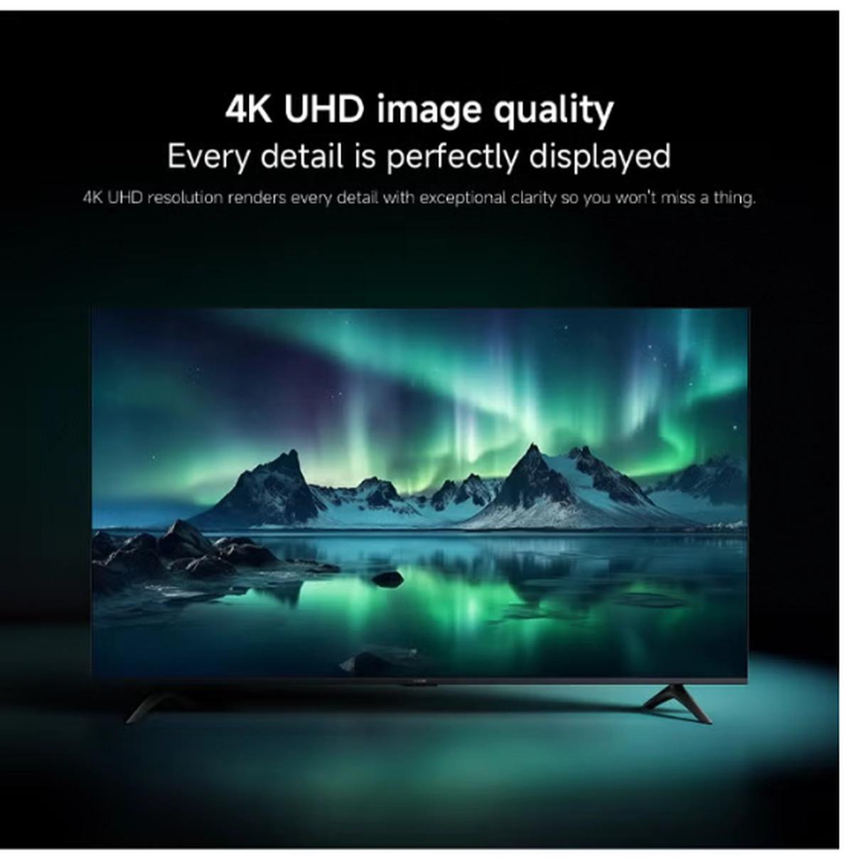 Xiaomi TV A 50 2026 Google TV™, 4K UHD image quality Dolby Audio & DTS:X, Metallic design, Game Boost mode 120Hz L50MB-AME Black-1-portrait