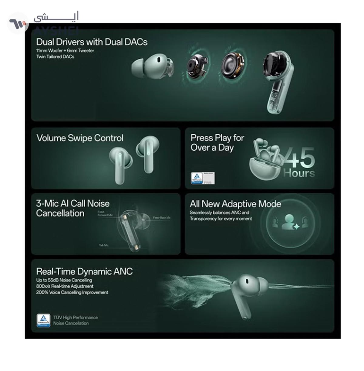 OnePlus Buds 4 TWS Earbuds with Upto 55dB Real-time ANC-6-6