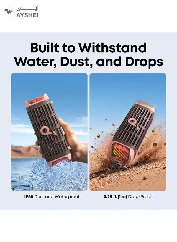 Soundcore Ultra Deep Bass Sound Waterproof Rugged Outdoor Portable Wireless Speaker