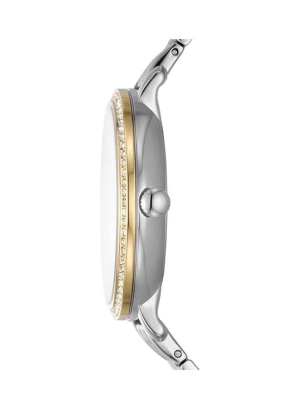 Fossil Women's Jacqueline Round Shape Analog Stainless Steel Wrist Watch ES5166 - 36mm