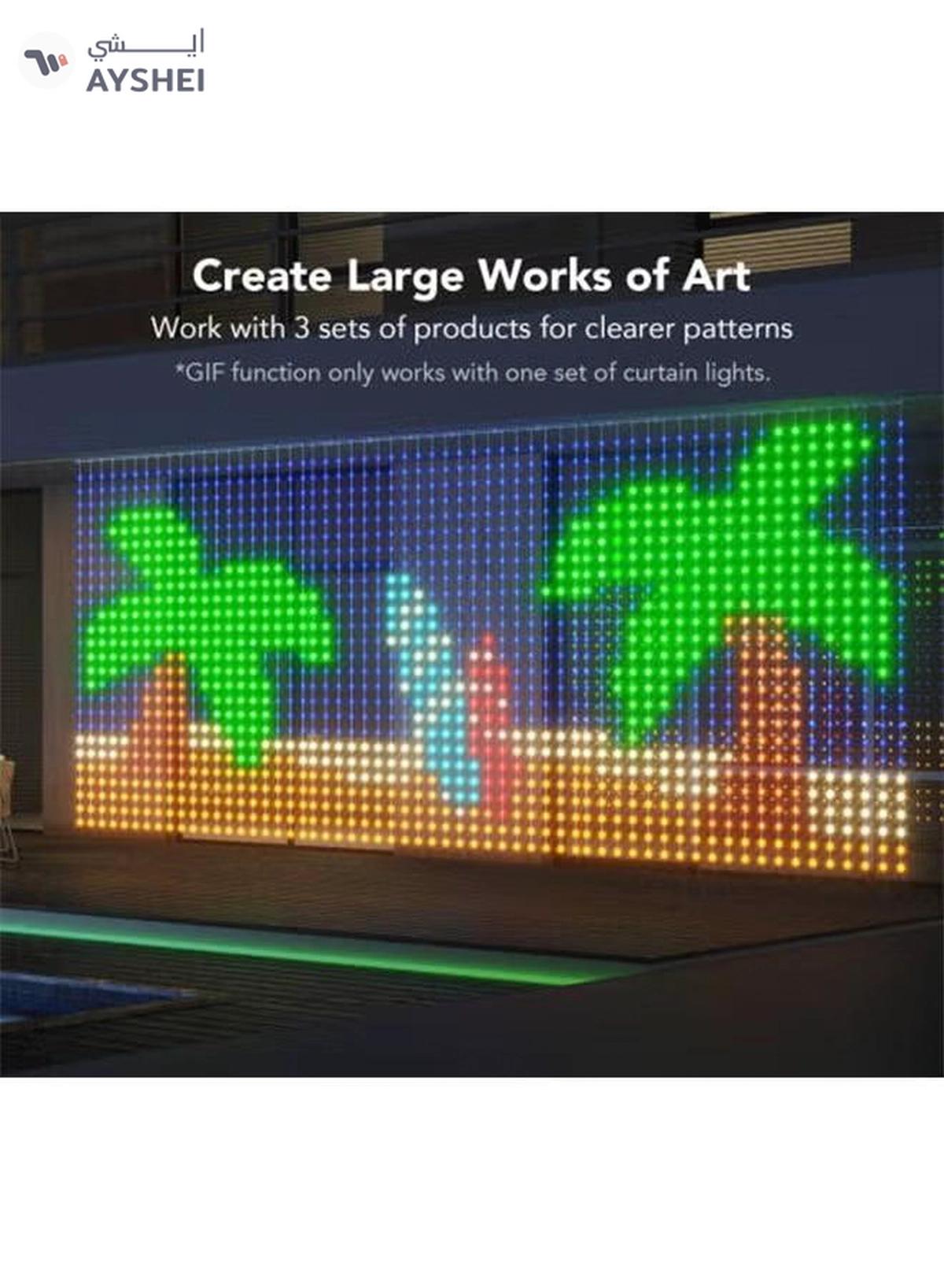 Govee Netflix RGBIC Indoor Curtain Lights with 400 LED-3-3