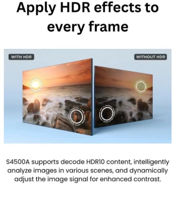 TCL 32 Inch S4500A HD Smart TV | Android Smart TV | HDR TV | T-Screen | Ai-Clarity | Dolby Audio | Metallic Bezel-less | Wifi, HDMI, USB | Multiple Viewing Modes | Ideal For Bedroom & Small Spaces - International Version 32S4500A Black