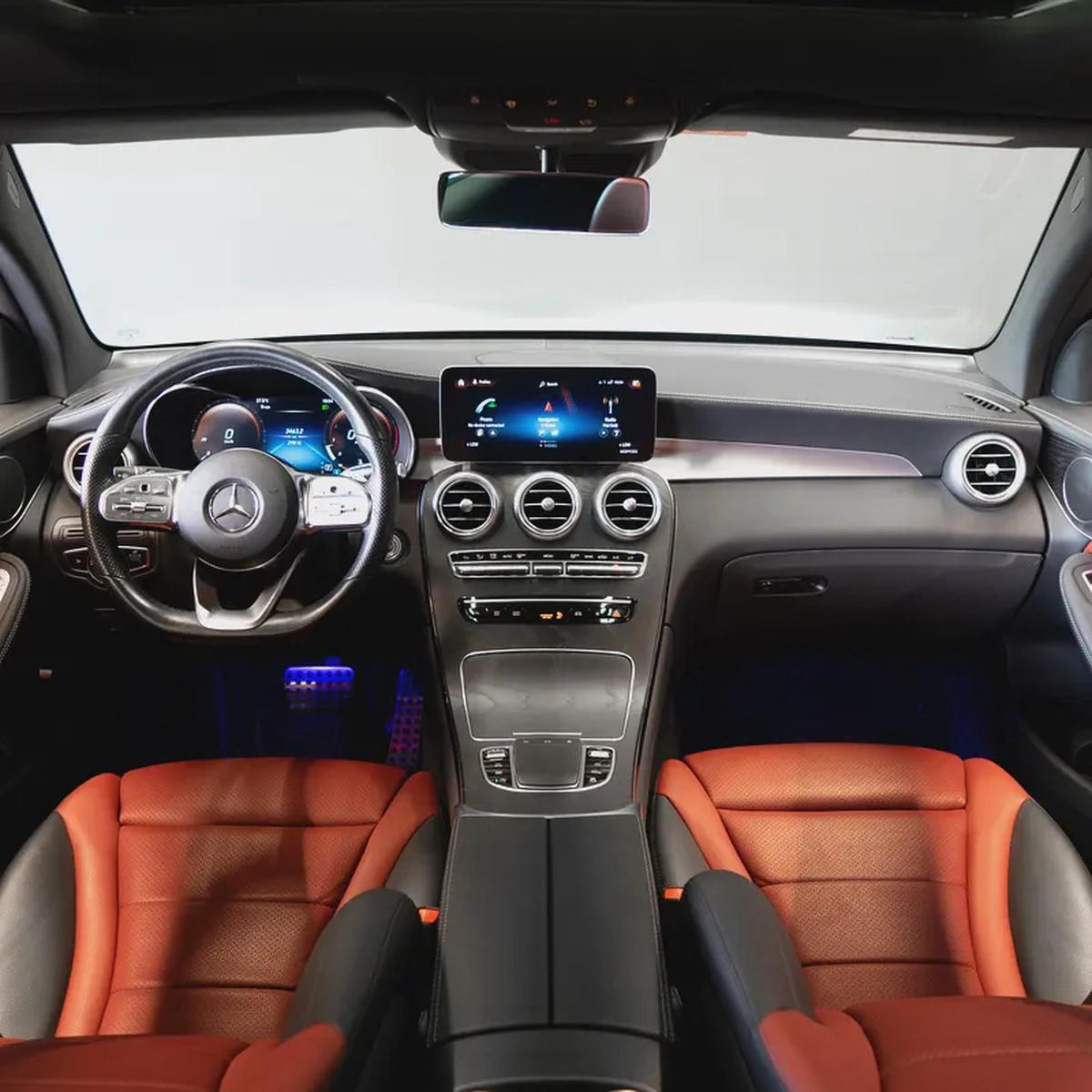 AED 3,353 p.m • 0% Downpayment • Mercedes-Benz GLC 200 Coupe • Agency Warranty-7-7