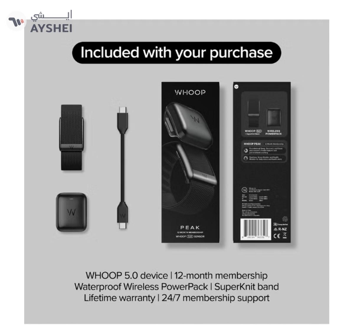 Whoop Peak – 12-Month Membership – 5.0 Health and Fitness Wearable-4-4