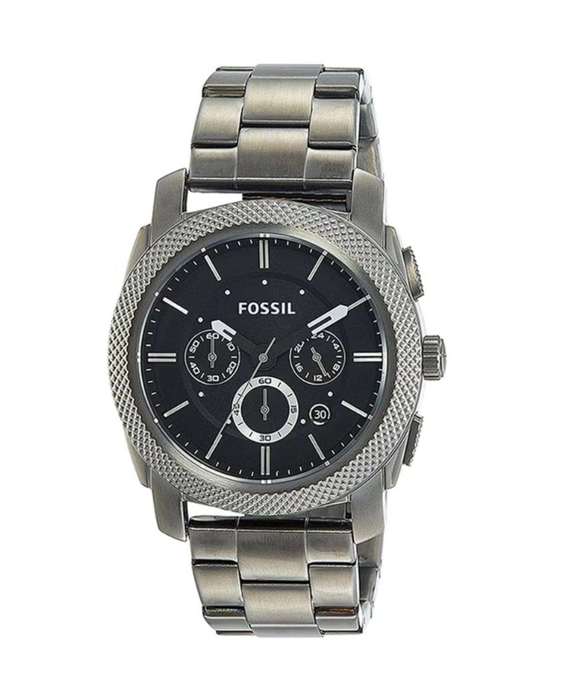 Fossil Men's Water Resistant Analog Watch FS4662 - 42 mm - Silver-0-portrait