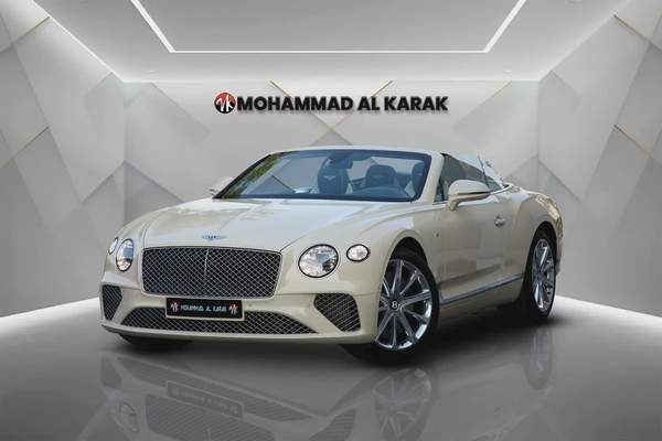 BENTLEY CONTINENTAL GTC - 2021 - GCC - AL HABTOOR WARRENTY - VERY LOW KILOMETER - ORIGINAL PAINT