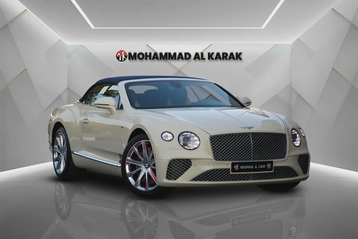 BENTLEY CONTINENTAL GTC - 2021 - GCC - AL HABTOOR WARRENTY - VERY LOW KILOMETER - ORIGINAL PAINT-2-2