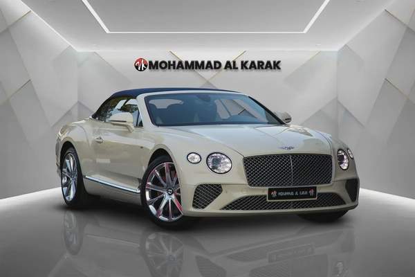 BENTLEY CONTINENTAL GTC - 2021 - GCC - AL HABTOOR WARRENTY - VERY LOW KILOMETER - ORIGINAL PAINT