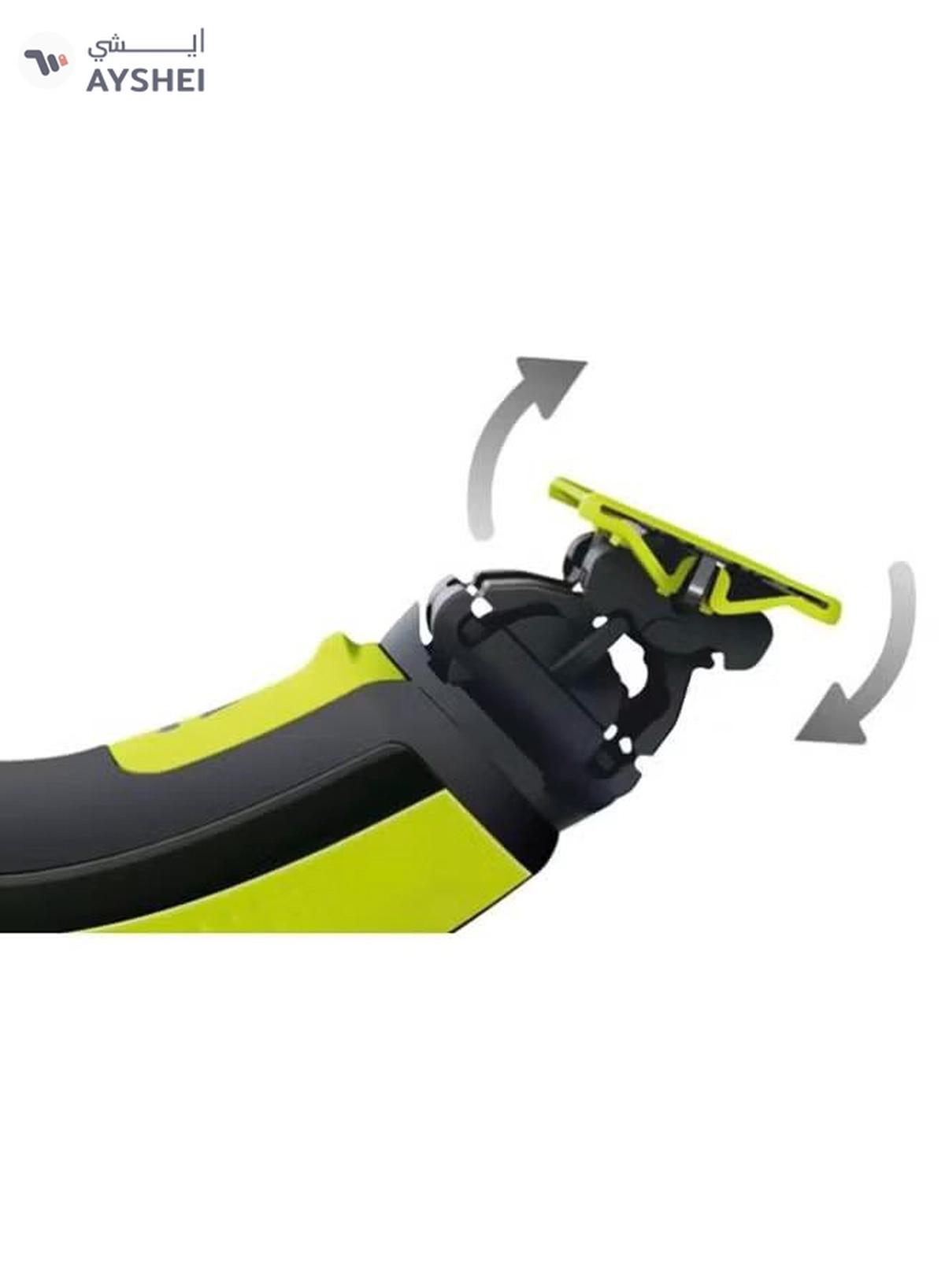 Philips One Blade Trimmer Qp2520 Black/Green-3-3