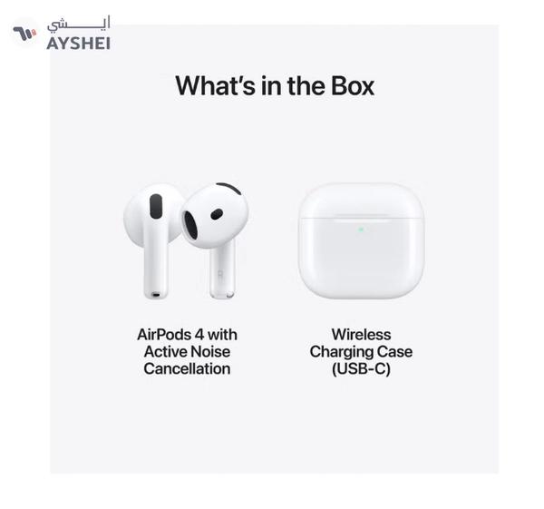Apple AirPods 4 ANC Wireless Earbuds, Bluetooth Headphones, with Active Noise Cancellation