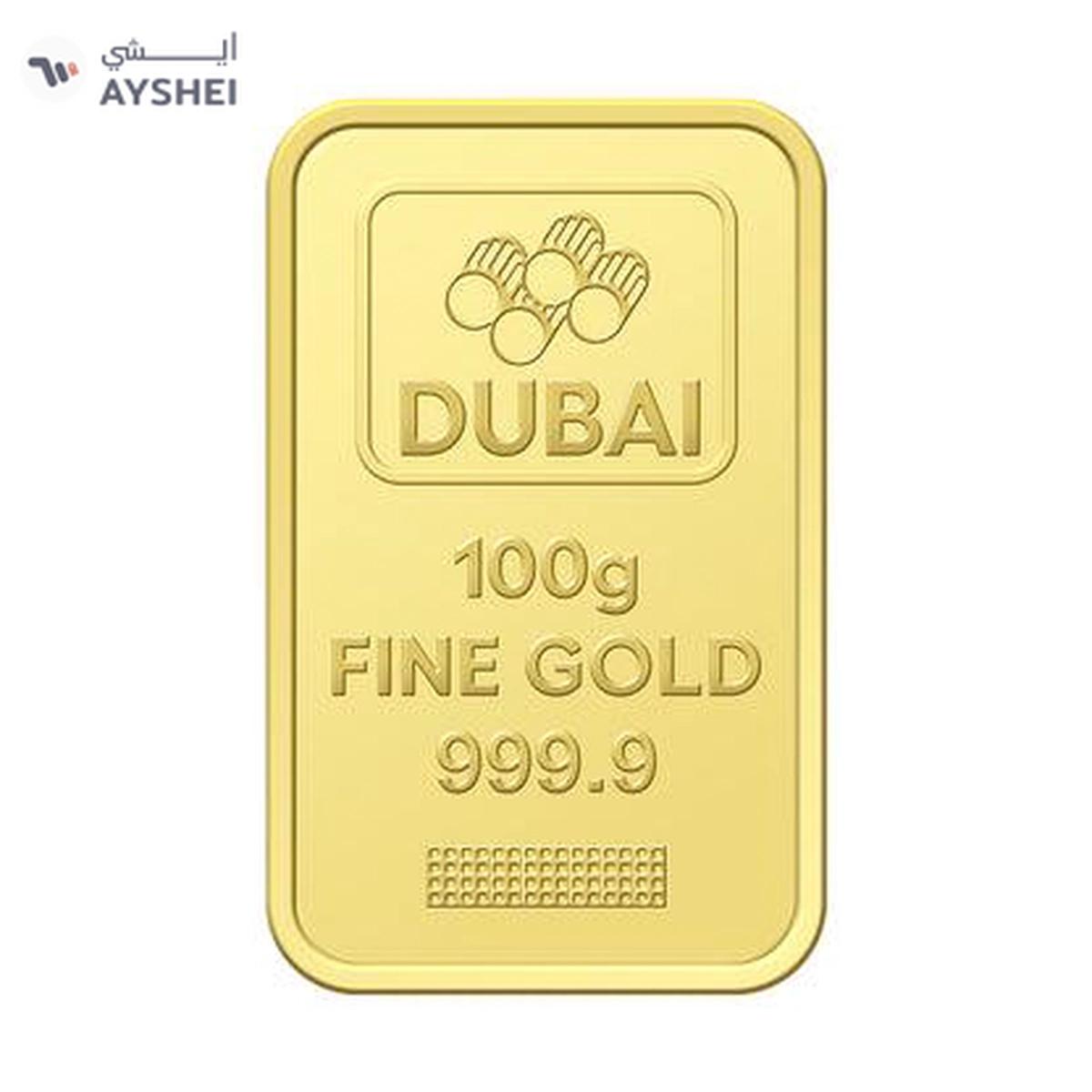 Dubai Gold 100 Grams Gold Bar 24KT-0-portrait