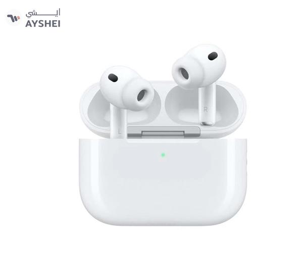 Apple AirPods Pro 3 Wireless Earbuds, Bluetooth Headphones, Active Noise Cancellation, Hearing Test, Hearing Aid,Hearing Protection features, Heart rate sensing during workouts, Live Translation, High-Fidelity Sound, H2 Chip, USB-C Charging - White
