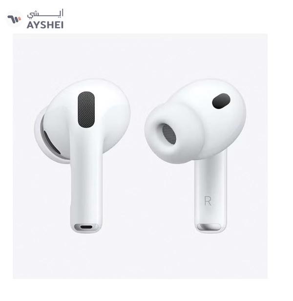 Apple AirPods Pro 3 Wireless Earbuds, Bluetooth Headphones, Active Noise Cancellation, Hearing Test, Hearing Aid,Hearing Protection features, Heart rate sensing during workouts, Live Translation, High-Fidelity Sound, H2 Chip, USB-C Charging - White