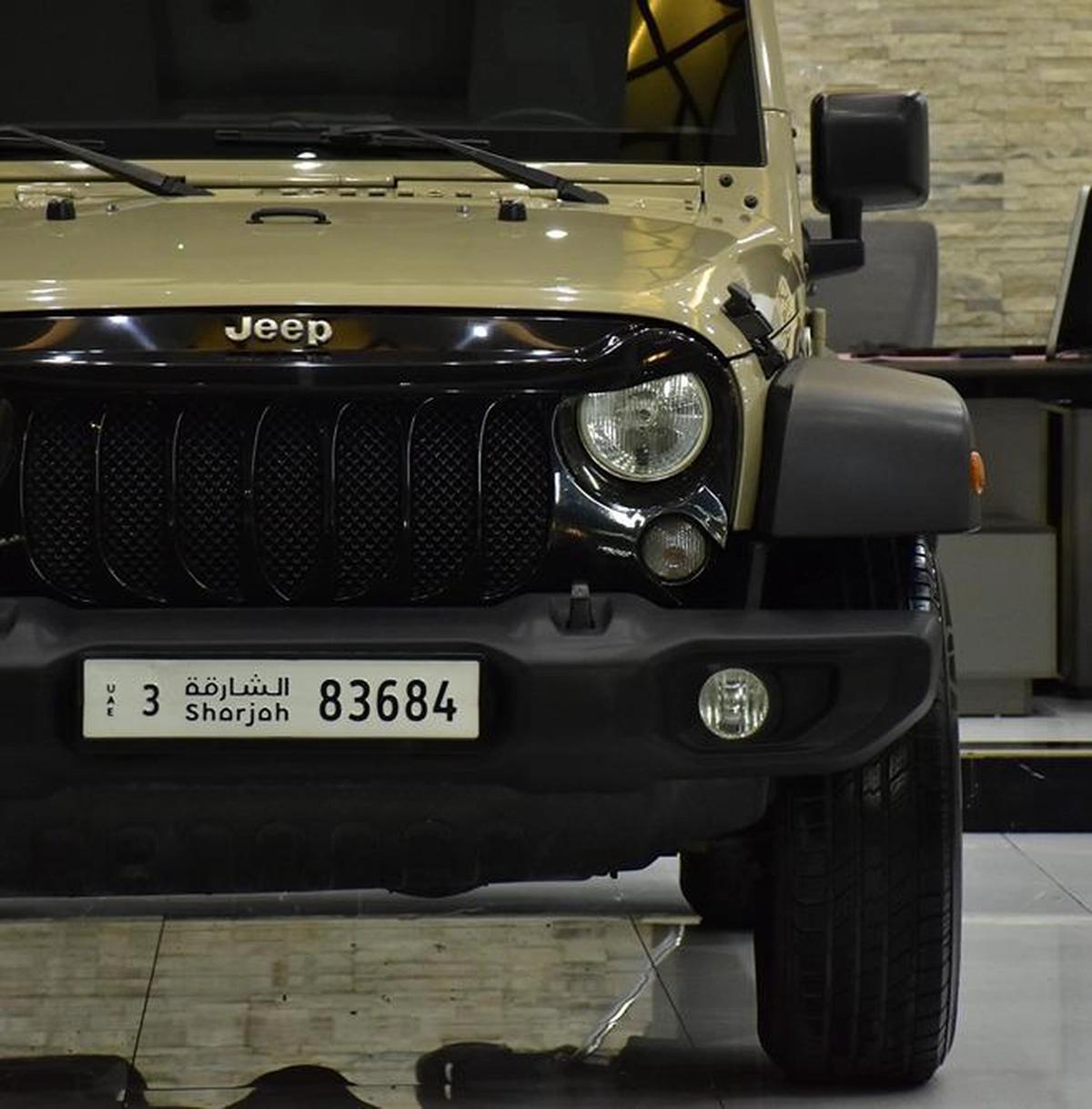 Jeep Wrangler Sport ( 2017 Model ) in Beige Color GCC Specs-11-11