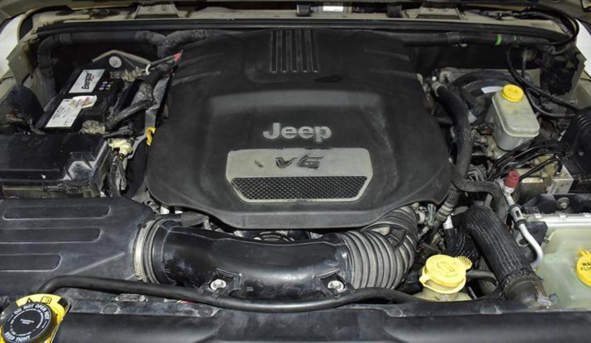 Jeep Wrangler Sport ( 2017 Model ) in Beige Color GCC Specs-8-8