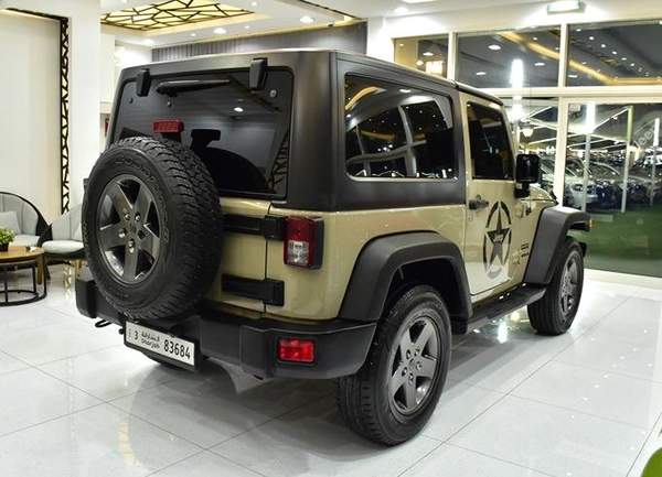 Jeep Wrangler Sport ( 2017 Model ) in Beige Color GCC Specs