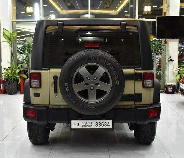 Jeep Wrangler Sport ( 2017 Model ) in Beige Color GCC Specs