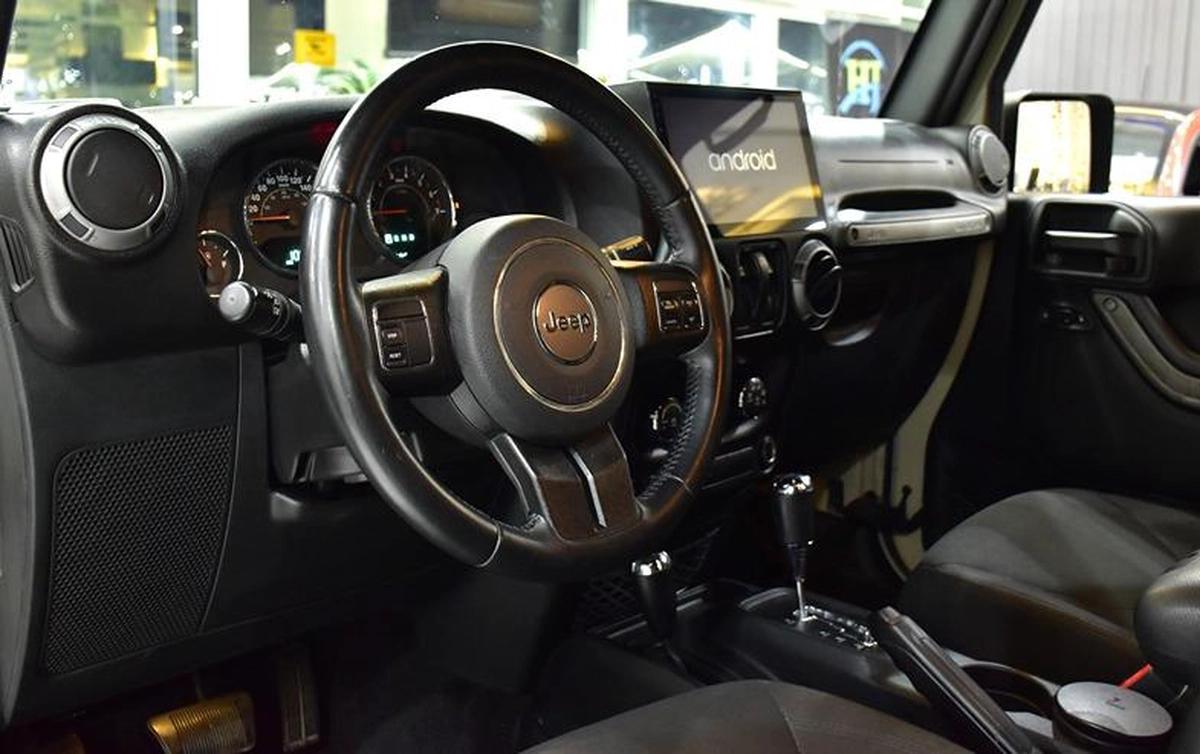 Jeep Wrangler Sport ( 2017 Model ) in Beige Color GCC Specs-2-2