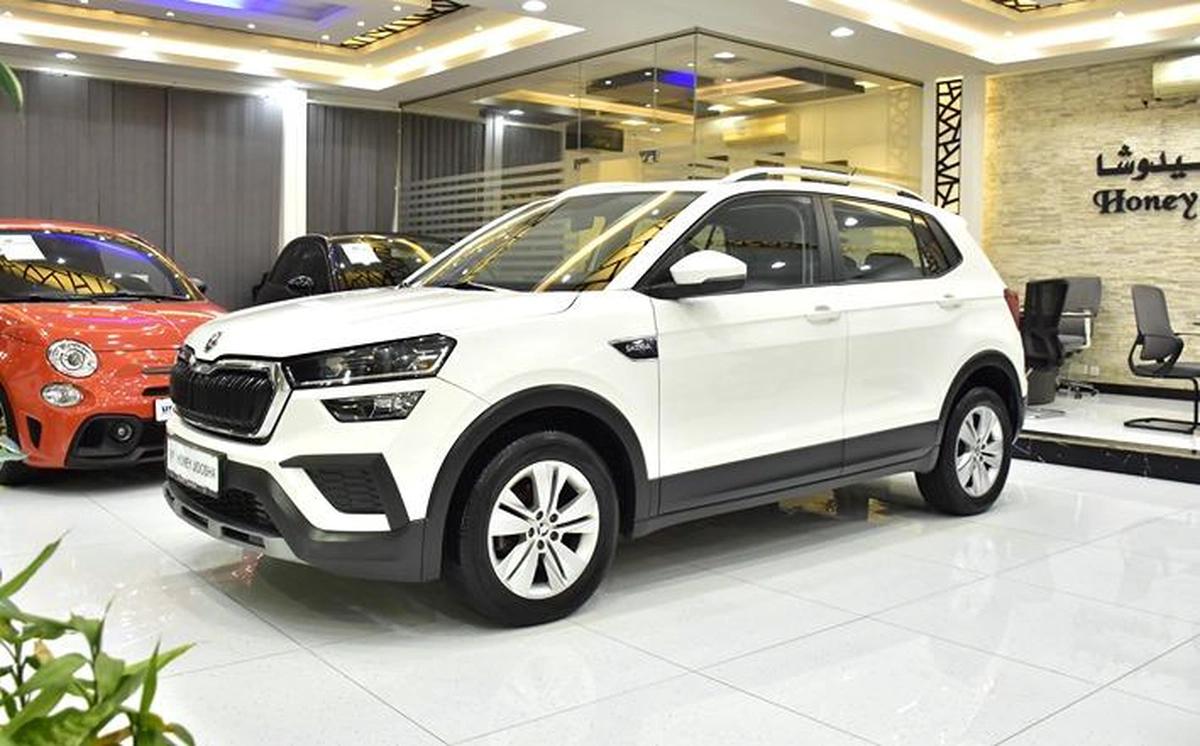 Skoda Kushaq ( 2023 Model ) in White Color GCC Specs-0-0