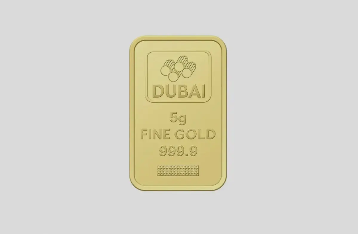 Dubai Gold 5 Grams Pure 999.9 Fine Gold Bar-2-2
