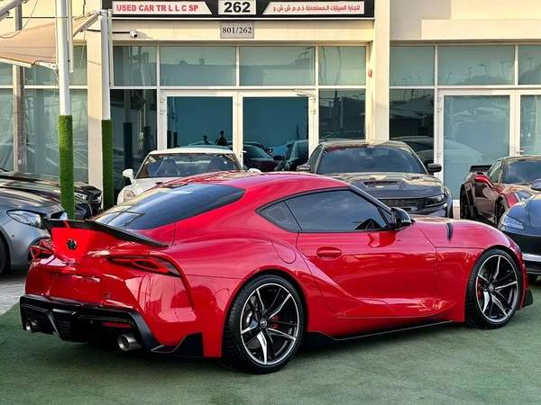 TOYOTA SUPRA GR V6 GCC 2022 FULL OPTION ORIGINAL PAINT FULL SERVICE HISTORY UNDER WARRANTY