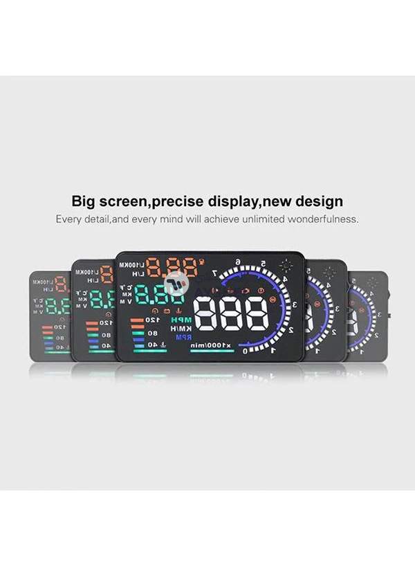 Generic HUD Head Up Display With OBD2 Interface Plug