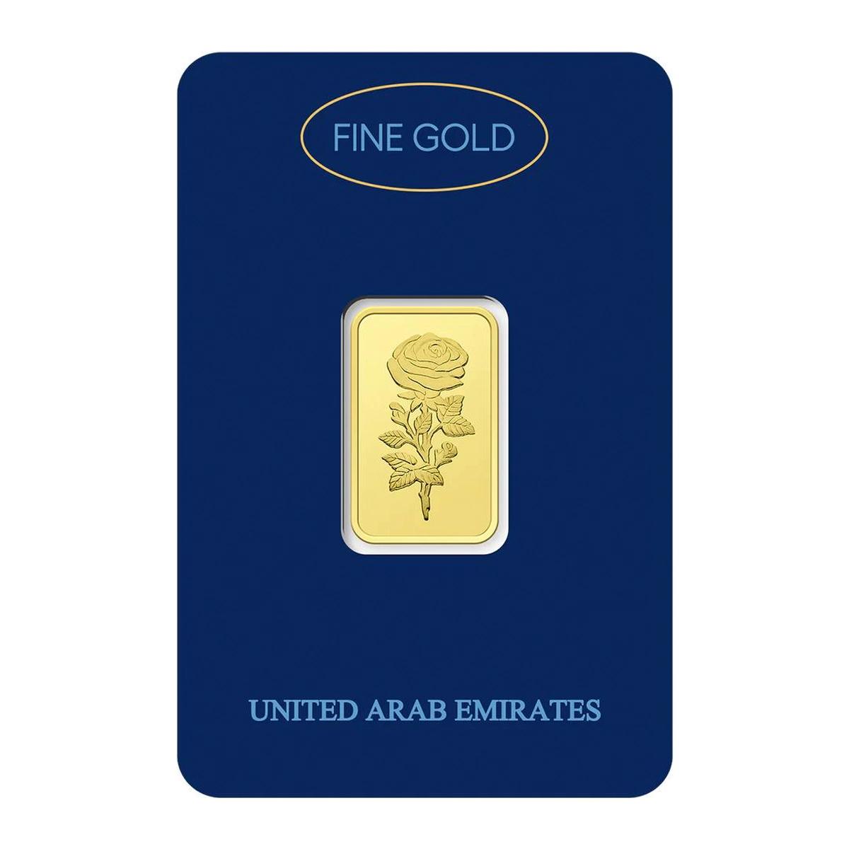 Dubai Gold 10 Grams Pure 999.9 Fine Gold Bar - Variable Design-3-3