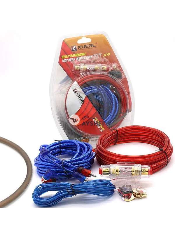 Generic Car Audio Speakers Wiring kits Cable Amplifier Subwoofer Speaker Installation Wires Kit 10GA Power Cable 60 AMP Fuse Holder