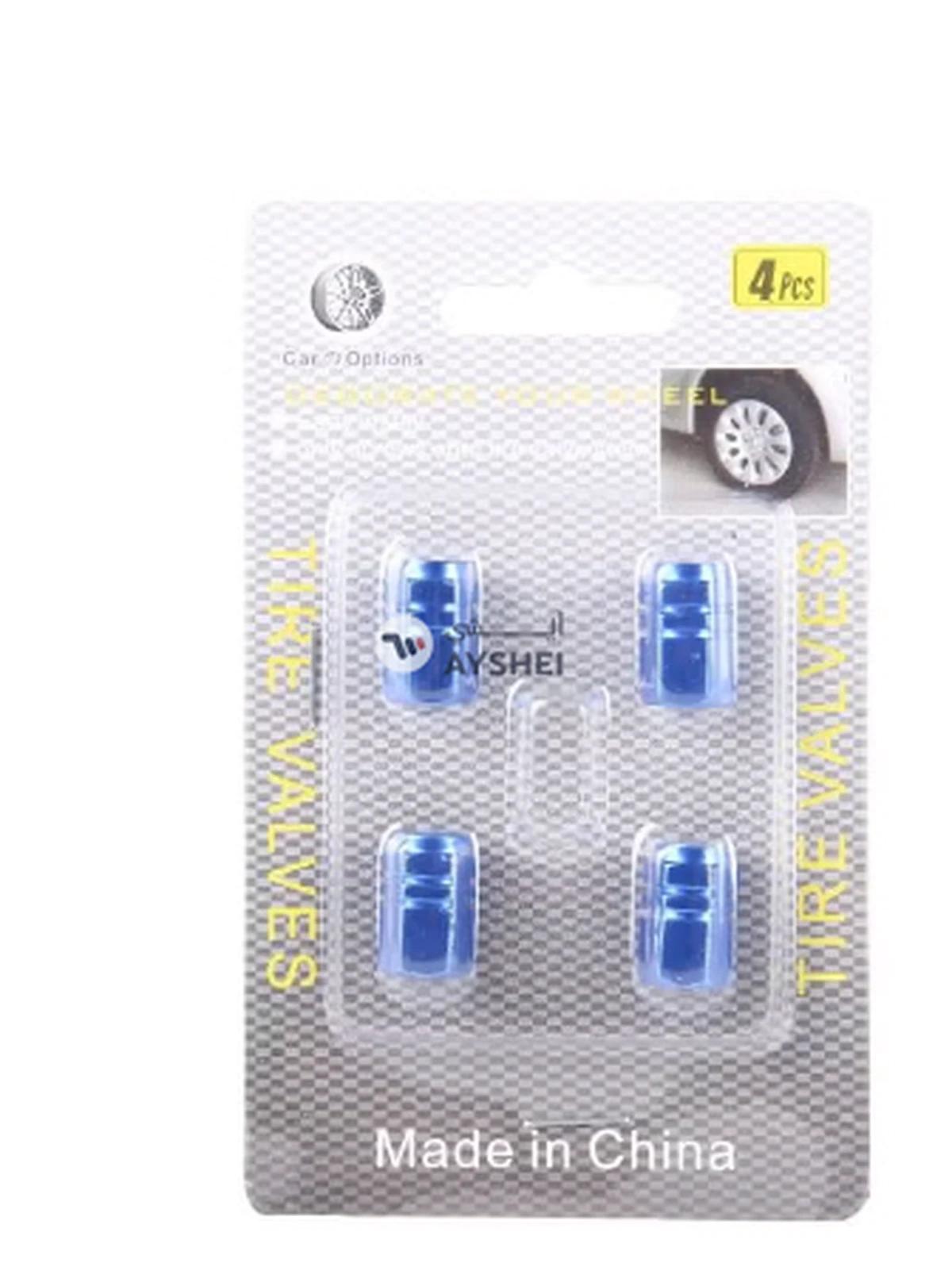 Generic 4-Piece Anodized Car Tire Valve Stem Cap-1-1