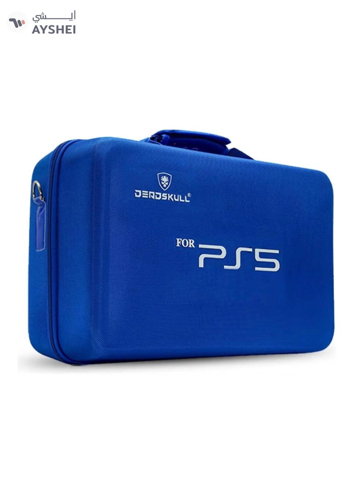 Dead Skull Hardshell PS5 Carrying Case, Soft Interior Material, Adjustable Shoulder Strap, Widened Pad-0-0