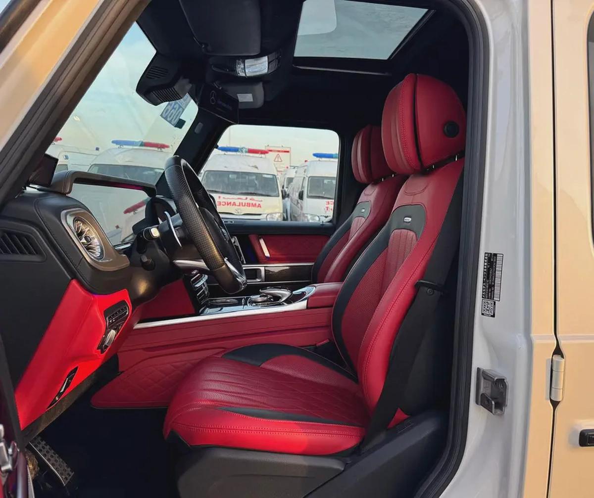 BENZ G63 AMG | 2021 | 27000Kms | RED INTERIOR | MINT CONDITION | FRESH JAPAN IMPORT-10-10