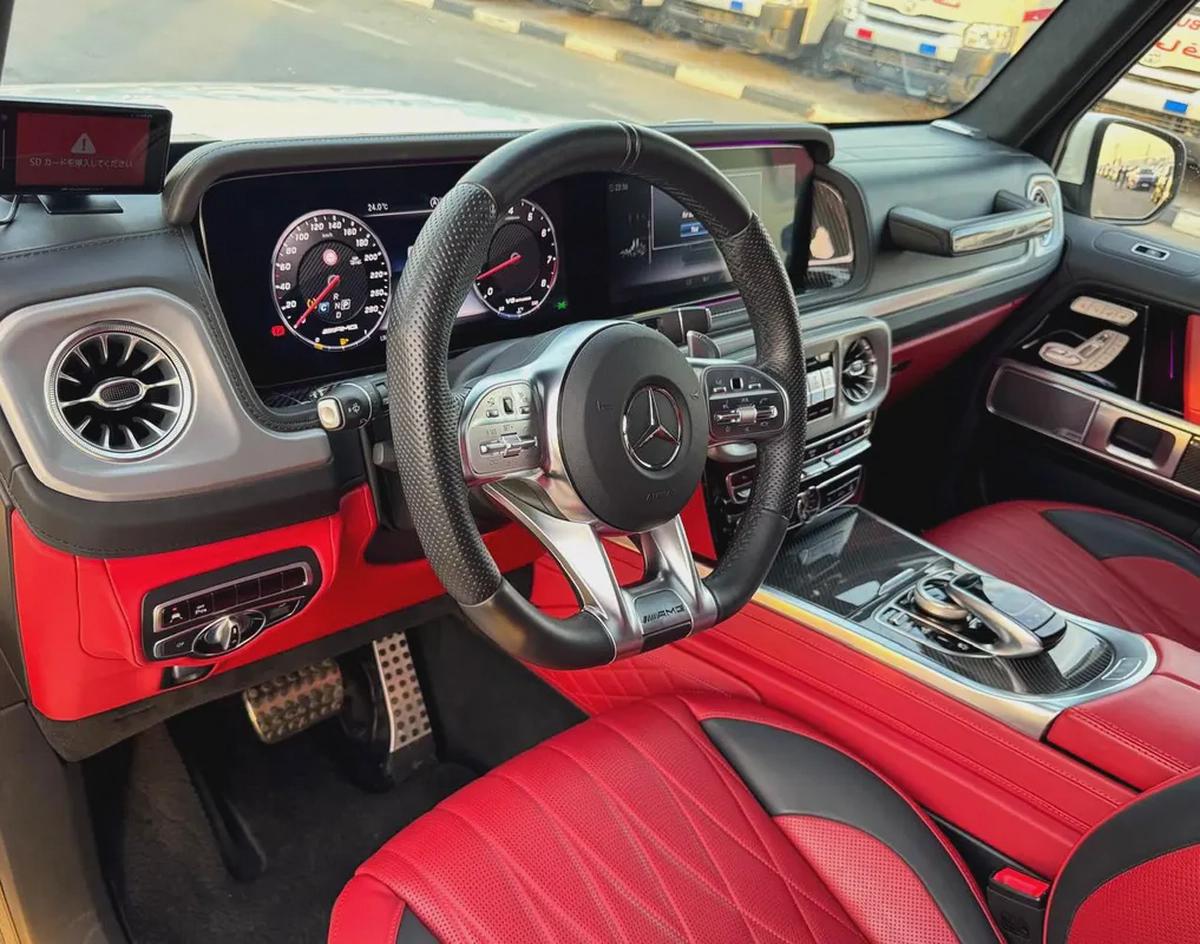BENZ G63 AMG | 2021 | 27000Kms | RED INTERIOR | MINT CONDITION | FRESH JAPAN IMPORT-11-11