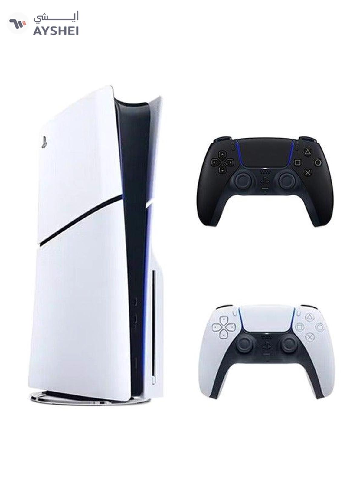 Sony PlayStation 5 Slim Console Disc Version With Controller - New Model 2023 With Extra Controller-0-0