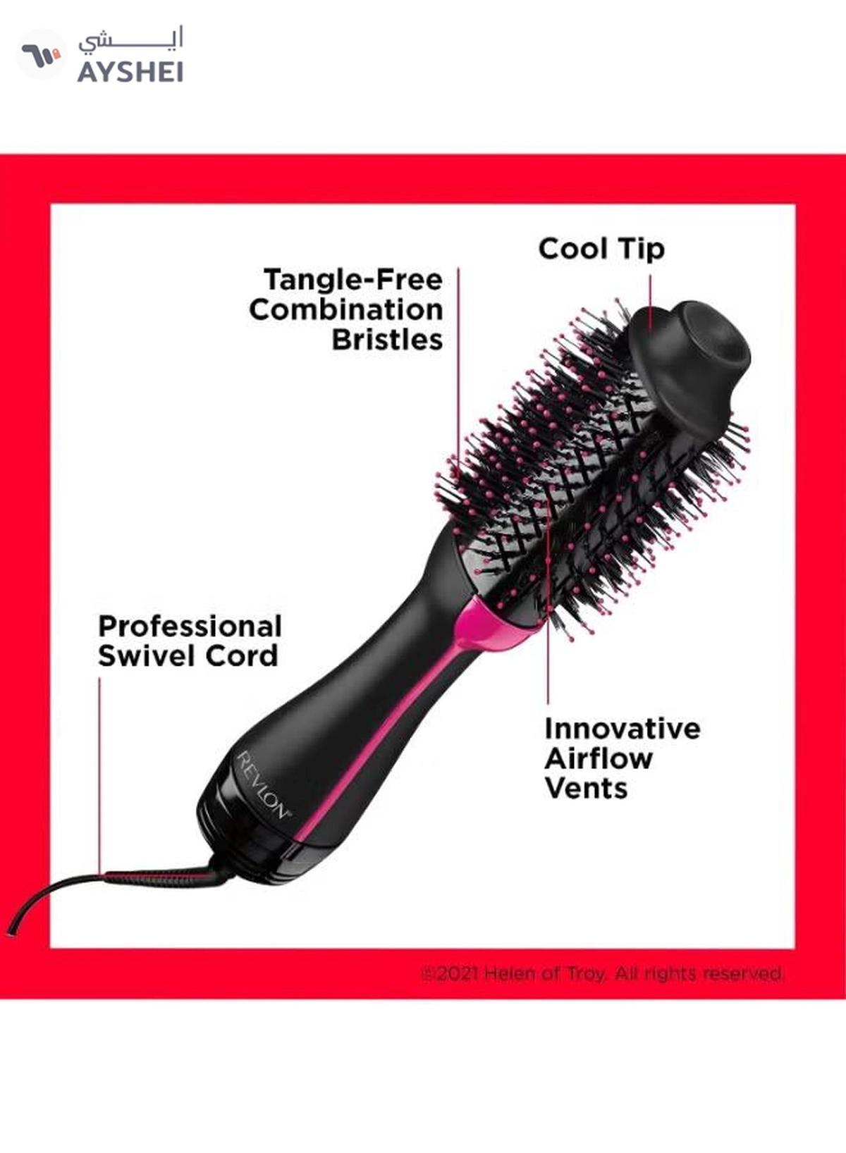 Revlon RVDR5222 One-Step Hair Dryer And Volumizer Black/Pink-1-portrait
