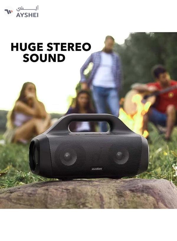 Soundcore Motion Boom Outdoor Speaker with Titanium Drivers, BassUp Technology, IPX7 Waterproof, 24H Playtime