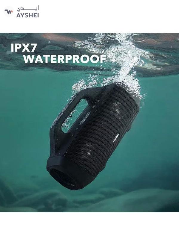 Soundcore Motion Boom Outdoor Speaker with Titanium Drivers, BassUp Technology, IPX7 Waterproof, 24H Playtime