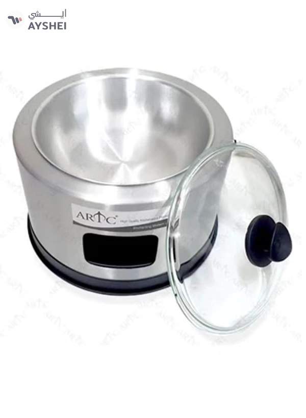 ARTC Silver Buffet Dish With Glass Lid