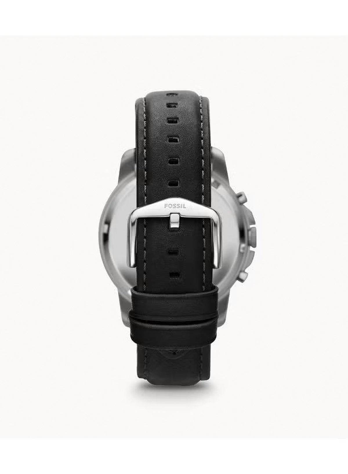 Fossil Men's Leather Chronograph Wrist Watch FS4812IE - 48 mm - Black-2-2