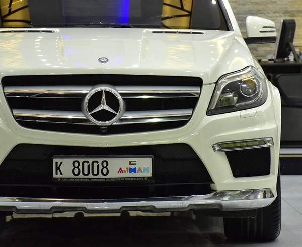 Mercedes Benz GL500 4Matic ( 2013 Model ) in White Color GCC Specs